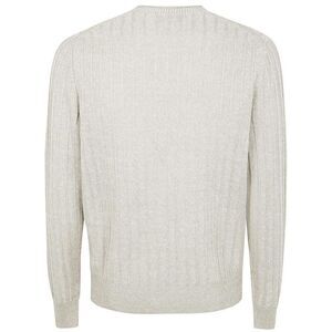 BARBA NAPOLI Men's Striped Knit Crewneck Sweater Men NUDE & NEUTRALS Sweaters &
